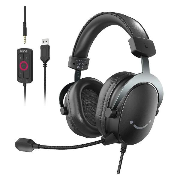 Купить Игровая гарнитура Игровые наушники Fifine H9 Gaming Headsets, Black